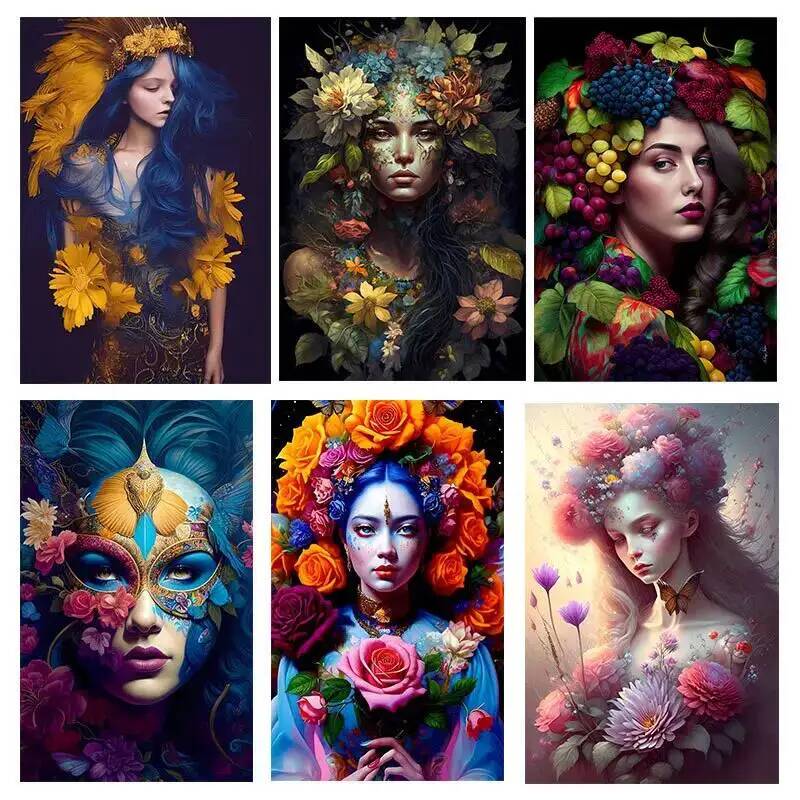 Worbla Thermoplastic - Beautiful Flower Girl Of Virgin Thermo