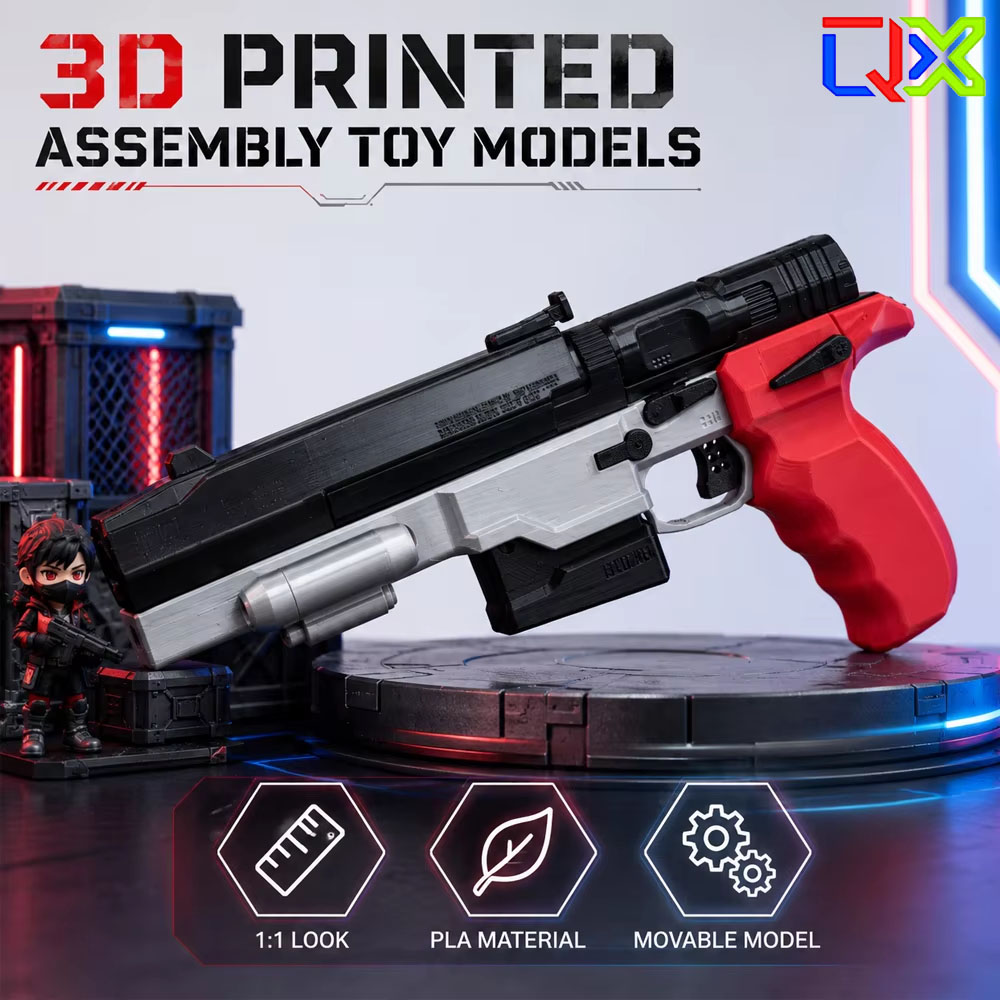 Cosplay Prop Building - QX 3D Printed Assembly Model Kit