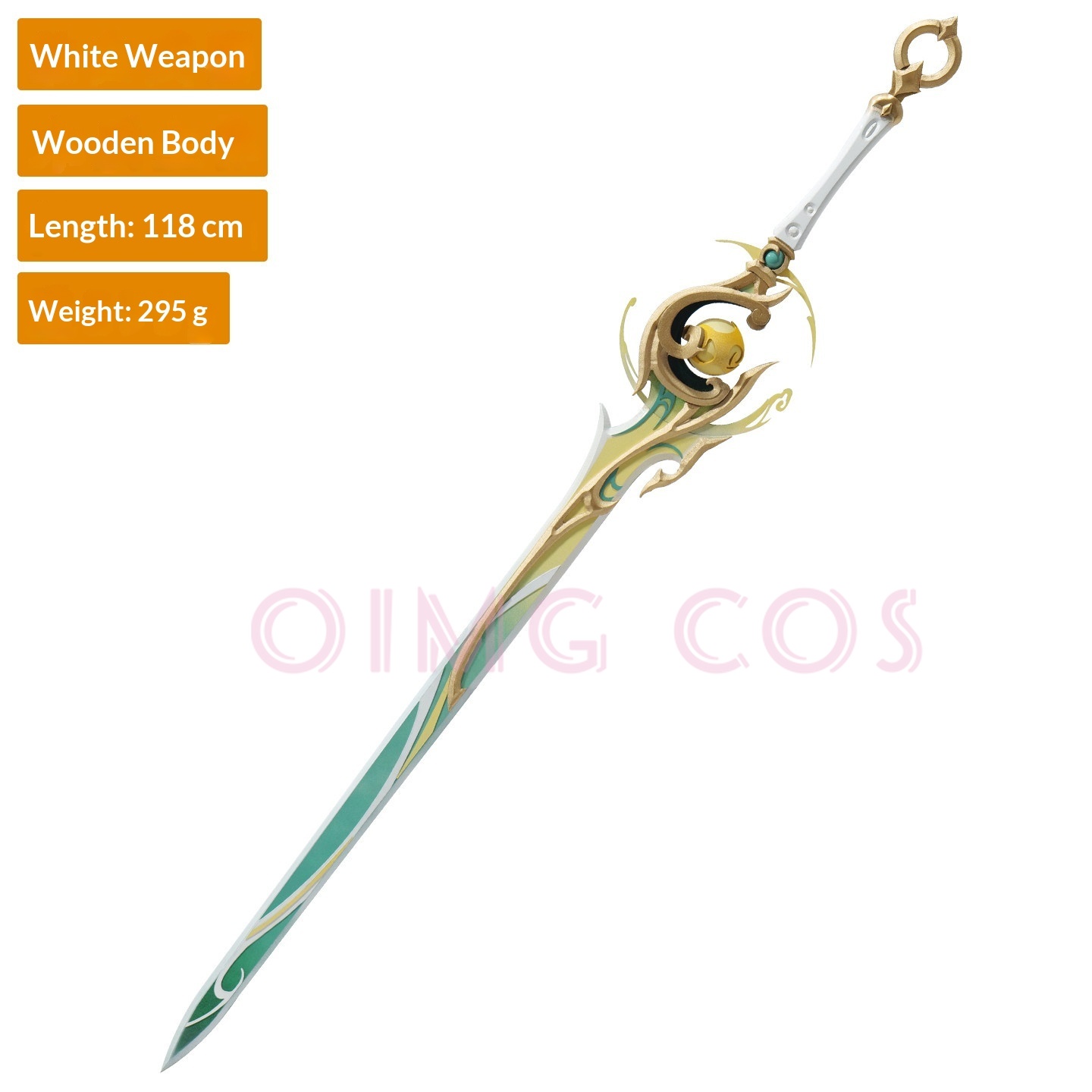 Genshin Impact Zibai White Hor - Cosplay Prop Knife 评论和价格